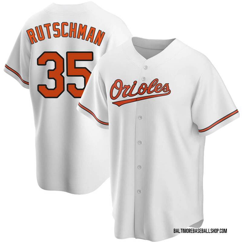 Adley Rutschman Youth Baltimore Orioles Home Jersey - White Replica