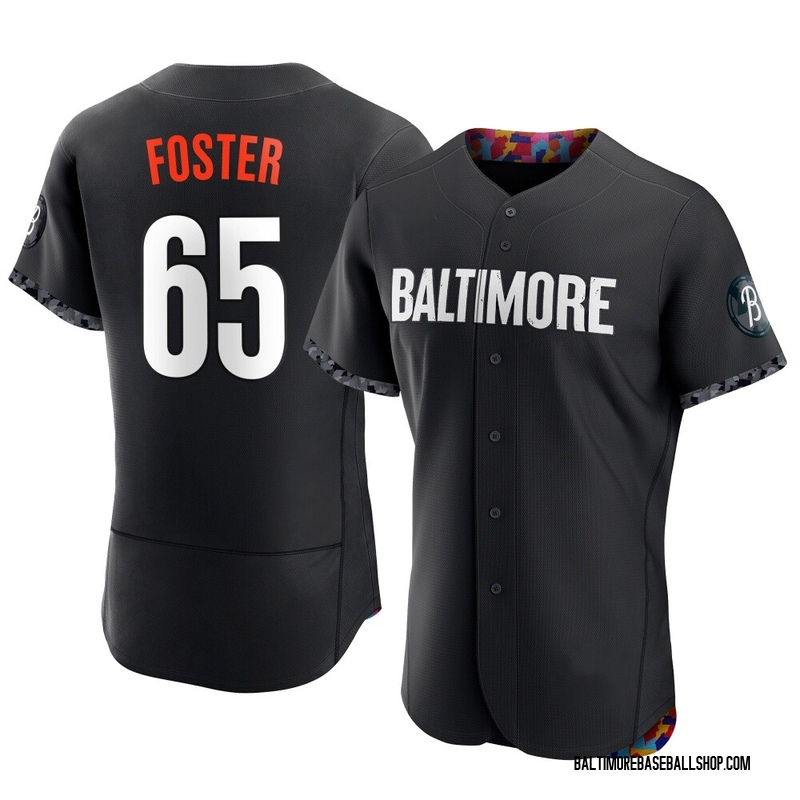 Cameron Foster Men's Baltimore Orioles 2023 City Connect Jersey - Black Authentic