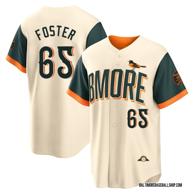 Cameron Foster Men's Baltimore Orioles 2026 City Connect Stadium Jersey - Cream Limited