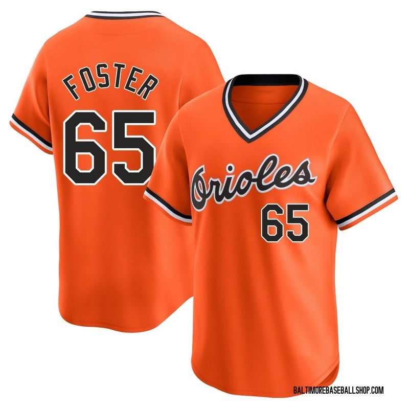 Cameron Foster Men's Baltimore Orioles Cooperstown Collection Jersey - Orange Limited