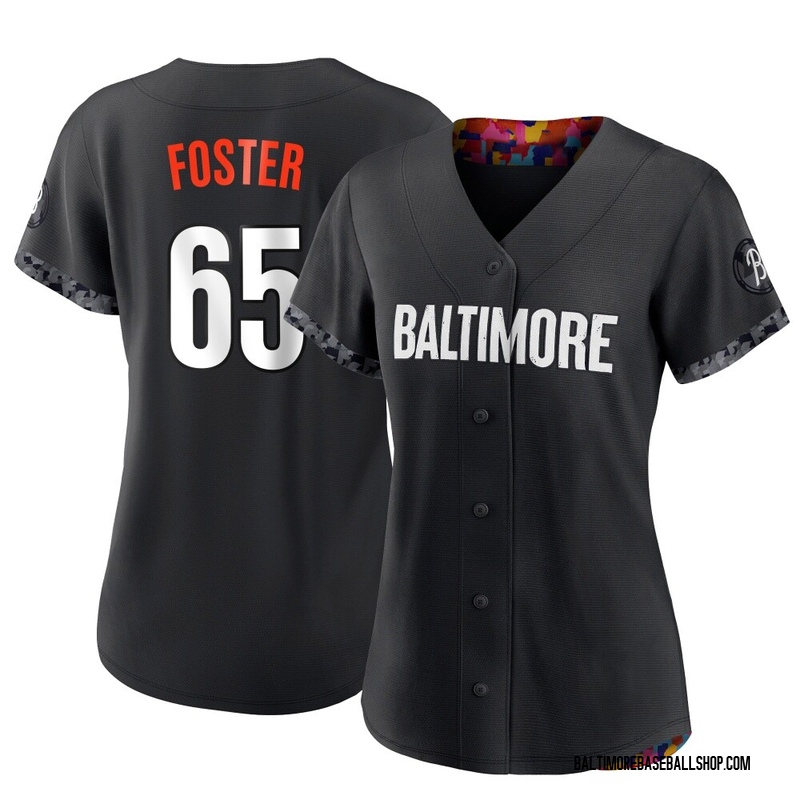 Cameron Foster Women's Baltimore Orioles 2023 City Connect Jersey - Black Authentic