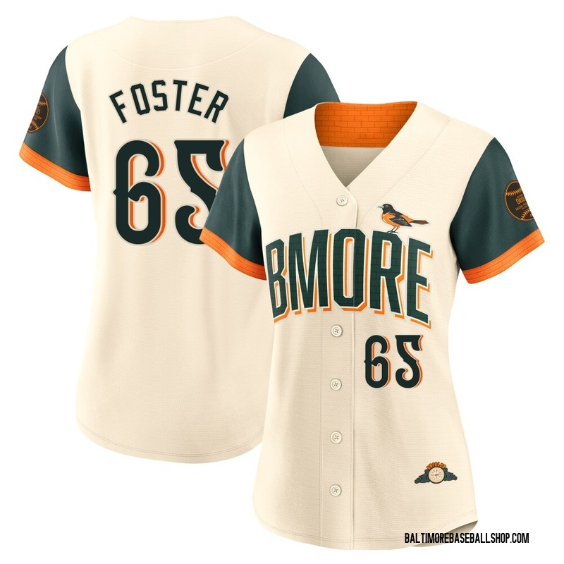 Cameron Foster Women's Baltimore Orioles 2026 City Connect Stadium Jersey - Cream Limited