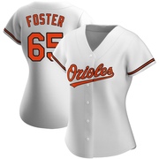 Cameron Foster Women's Baltimore Orioles Home Jersey - White Authentic