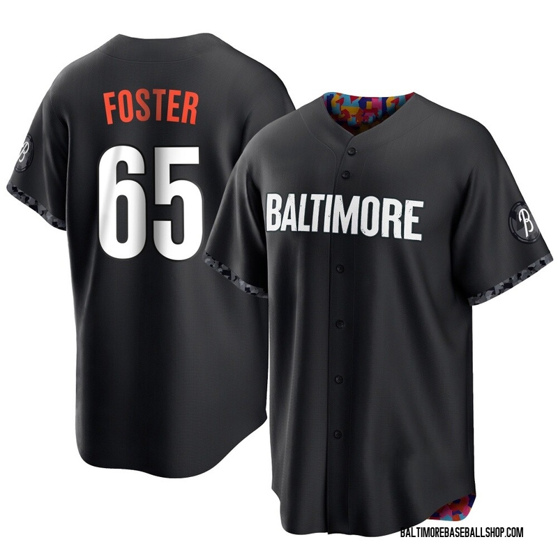 Cameron Foster Youth Baltimore Orioles 2023 City Connect Jersey - Black Replica