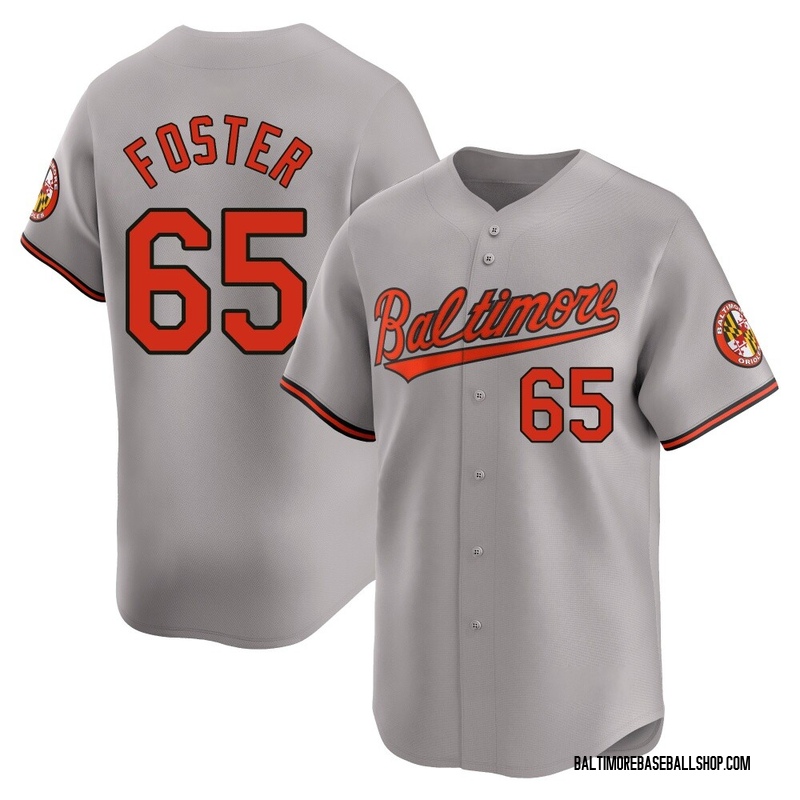 Cameron Foster Youth Baltimore Orioles Road Jersey - Gray Limited