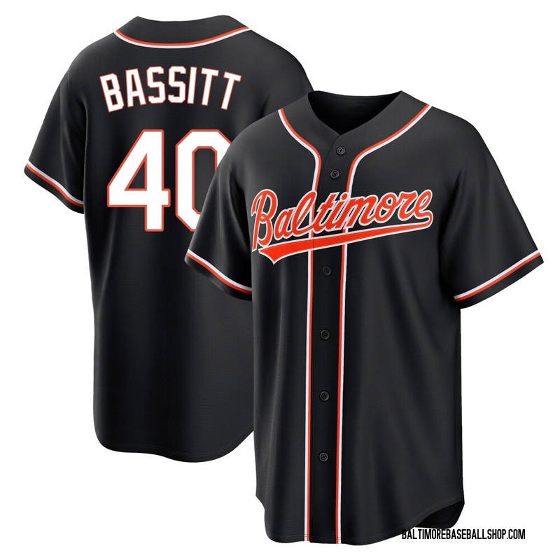 Chris Bassitt Men's Baltimore Orioles Fashion Out Jersey - Black Replica