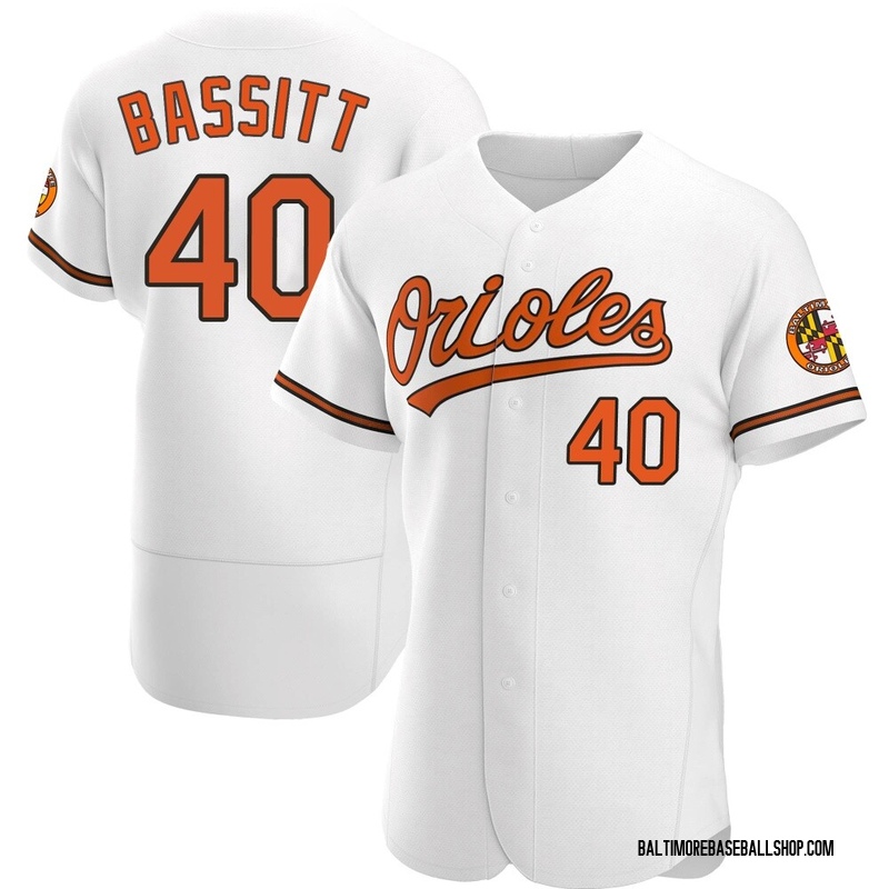 Chris Bassitt Men's Baltimore Orioles Home Jersey - White Authentic