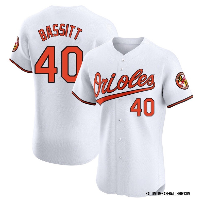 Chris Bassitt Men's Baltimore Orioles Home Jersey - White Elite