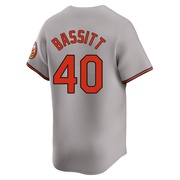 Chris Bassitt Men's Baltimore Orioles Road Jersey - Gray Limited