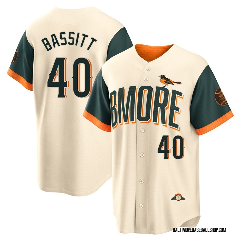 Chris Bassitt Youth Baltimore Orioles 2026 City Connect Stadium Jersey - Cream Limited
