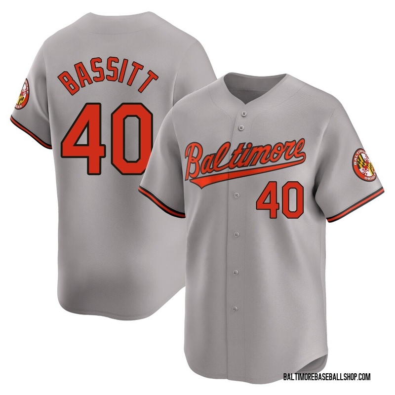 Chris Bassitt Youth Baltimore Orioles Road Jersey - Gray Limited