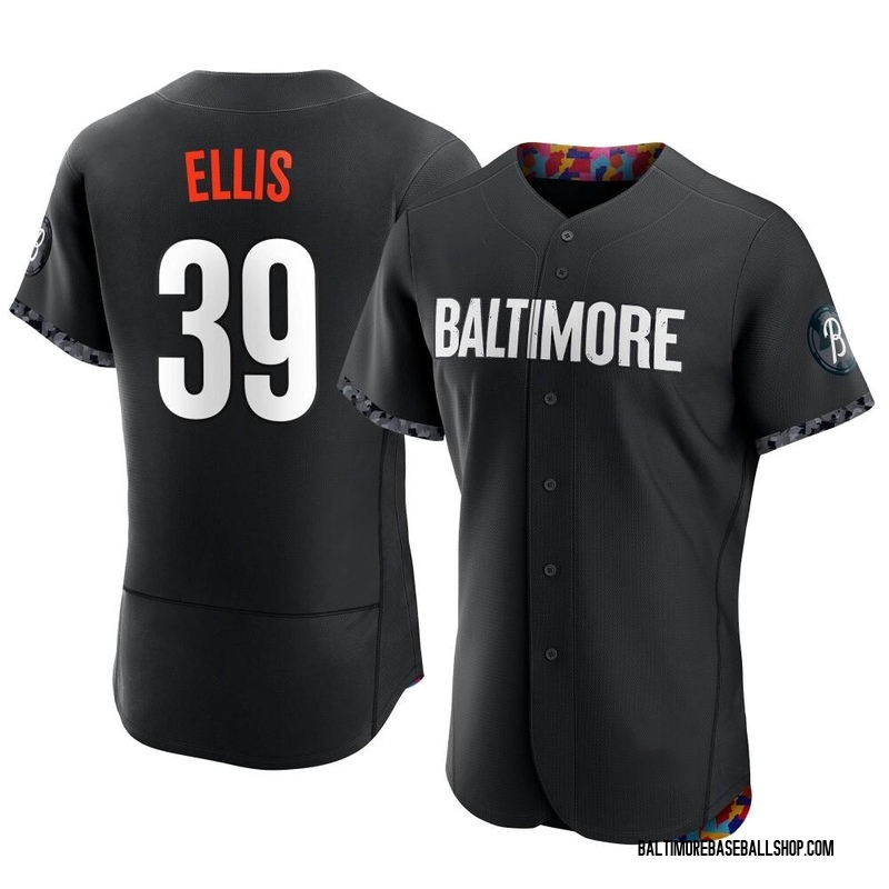 Chris Ellis Men's Baltimore Orioles 2023 City Connect Jersey - Black Authentic