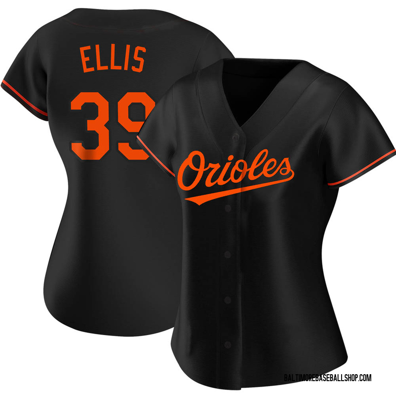 Chris Ellis Women's Baltimore Orioles Alternate Jersey - Black Replica