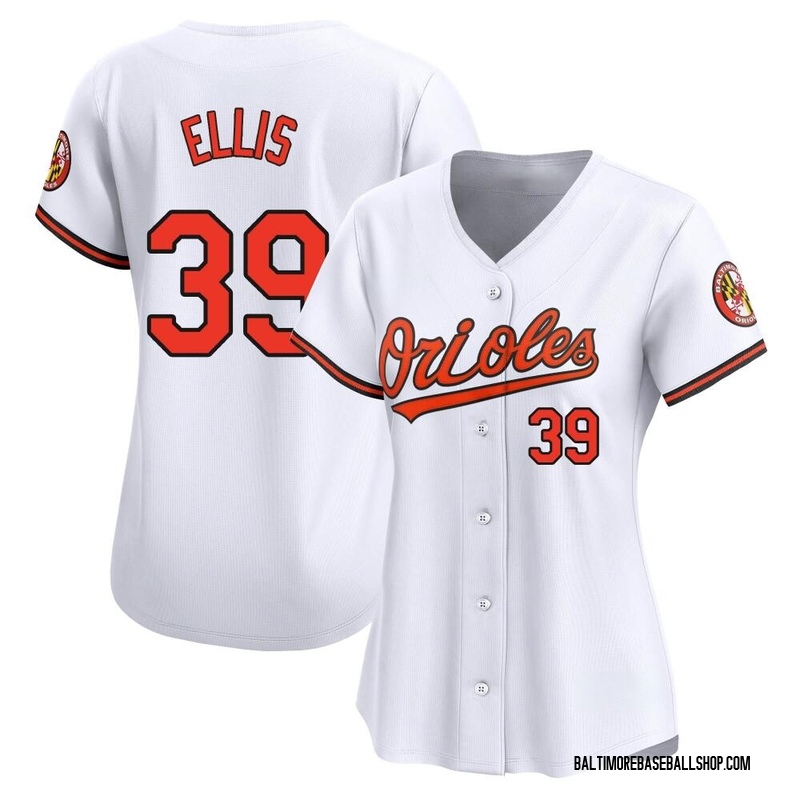 Chris Ellis Women's Baltimore Orioles Home Jersey - White Limited