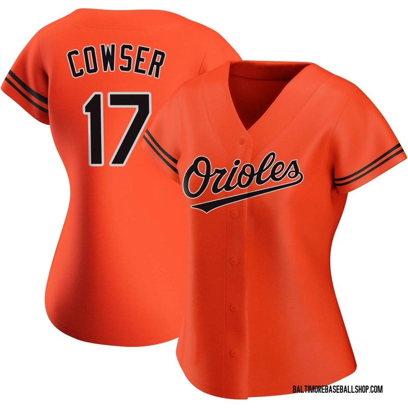 Colton Cowser Women's Baltimore Orioles Alternate Jersey - Orange Authentic