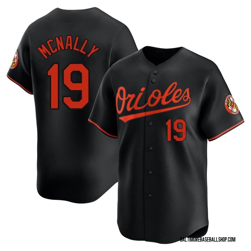 Dave Mcnally Men's Baltimore Orioles Alternate Jersey - Black Limited