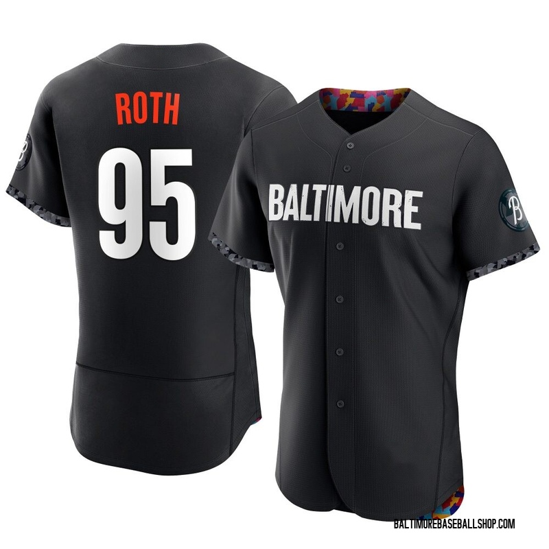 Houston Roth Men's Baltimore Orioles 2023 City Connect Jersey - Black Authentic