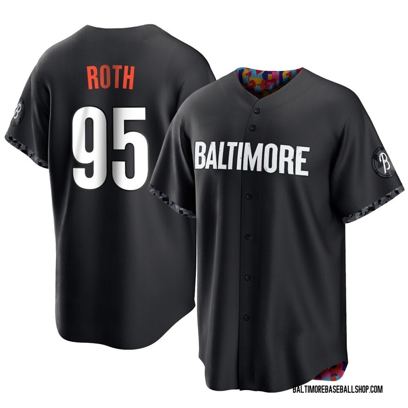 Houston Roth Men's Baltimore Orioles 2023 City Connect Jersey - Black Replica