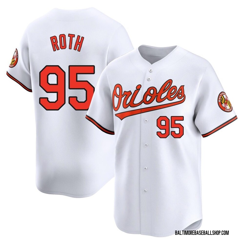 Houston Roth Men's Baltimore Orioles Home Jersey - White Limited