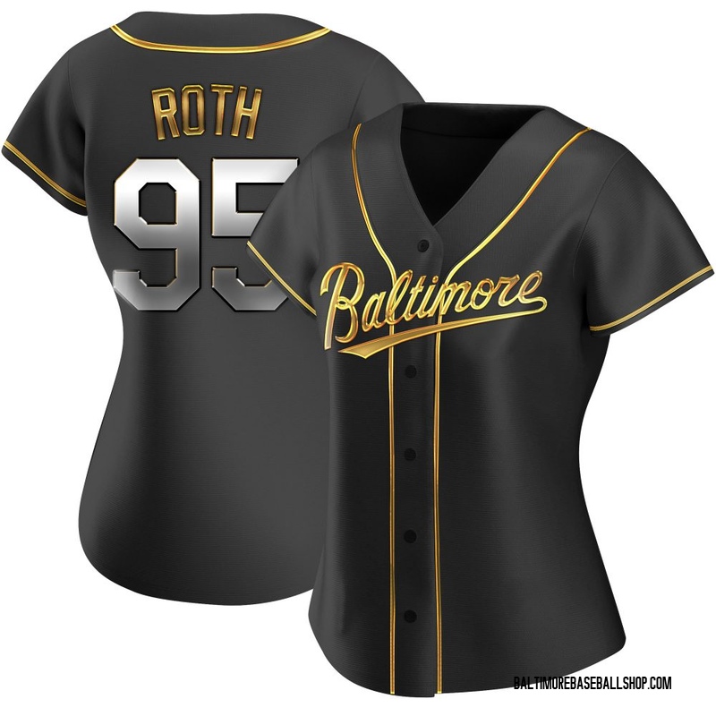 Houston Roth Women's Baltimore Orioles Alternate Jersey - Black Golden Replica