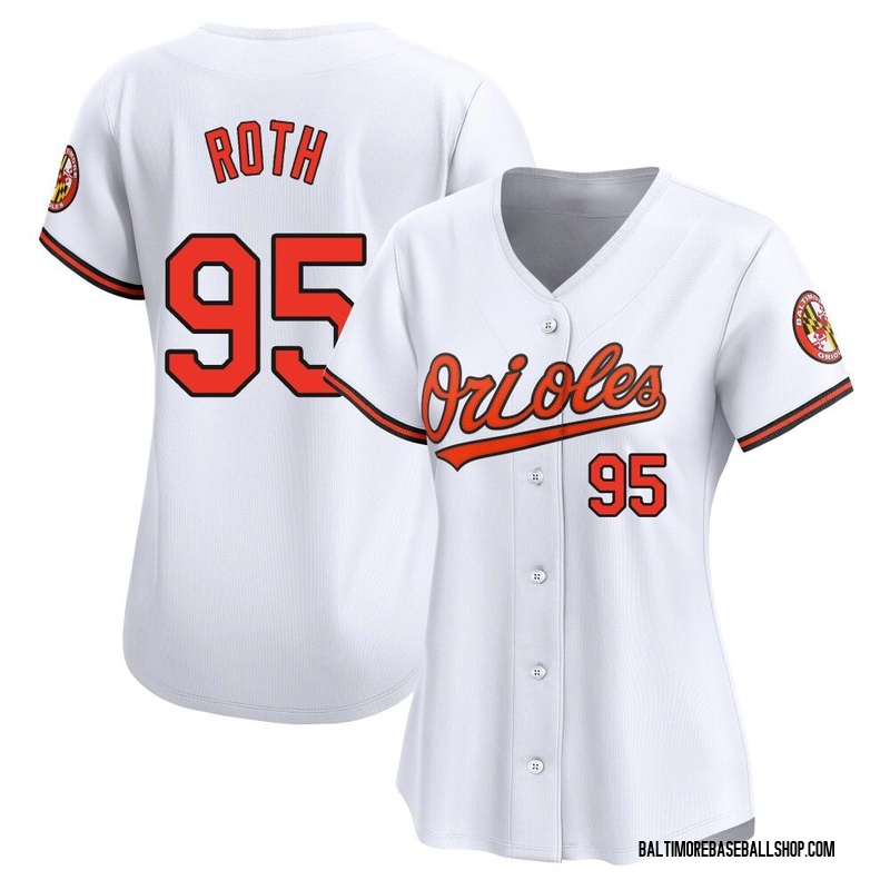 Houston Roth Women's Baltimore Orioles Home Jersey - White Limited