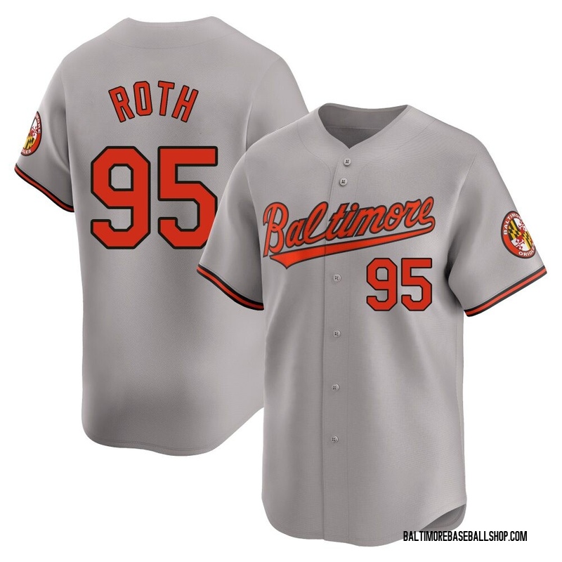 Houston Roth Youth Baltimore Orioles Road Jersey - Gray Limited