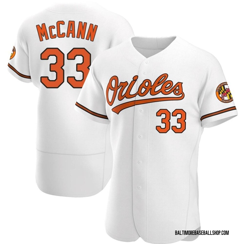 James McCann Men's Baltimore Orioles Home Jersey - White Authentic
