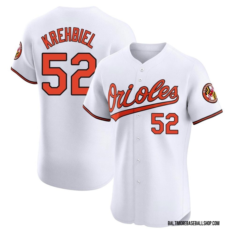 Joey Krehbiel Men's Baltimore Orioles Home Jersey - White Elite