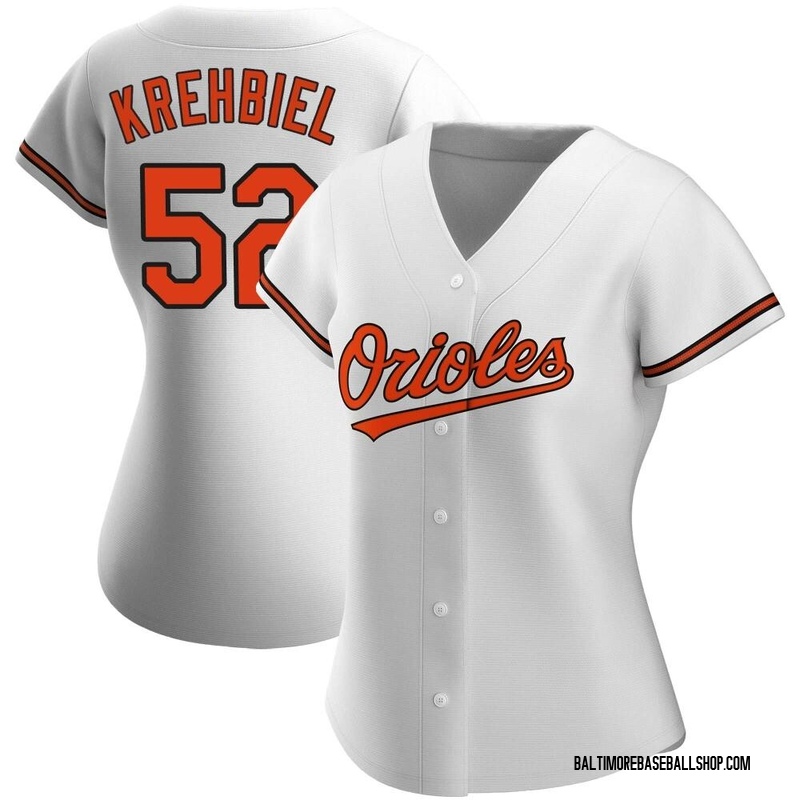 Joey Krehbiel Women's Baltimore Orioles Home Jersey - White Replica