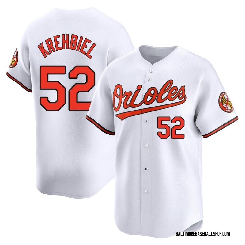 Joey Krehbiel Youth Baltimore Orioles Home Jersey - White Limited