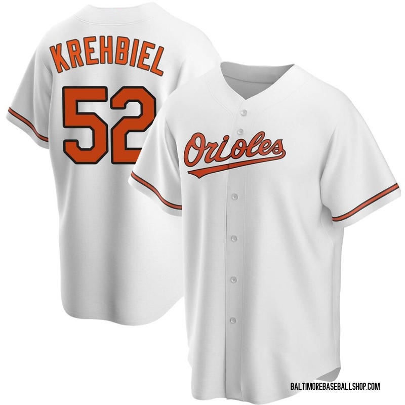 Joey Krehbiel Youth Baltimore Orioles Home Jersey - White Replica