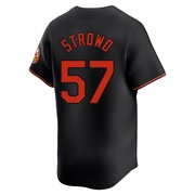 Kade Strowd Youth Baltimore Orioles Alternate Jersey - Black Limited