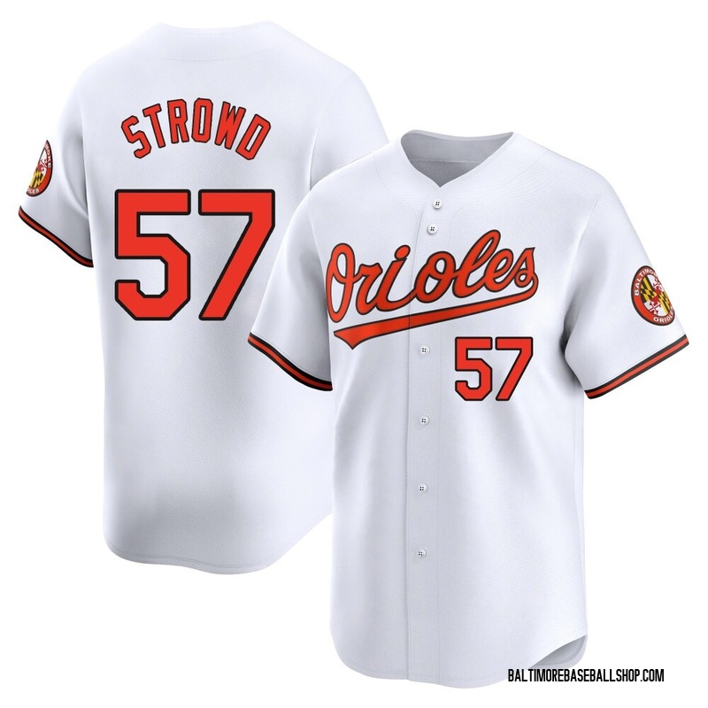 Kade Strowd Youth Baltimore Orioles Home Jersey - White Limited