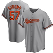 Kade Strowd Youth Baltimore Orioles Road Jersey - Gray Replica