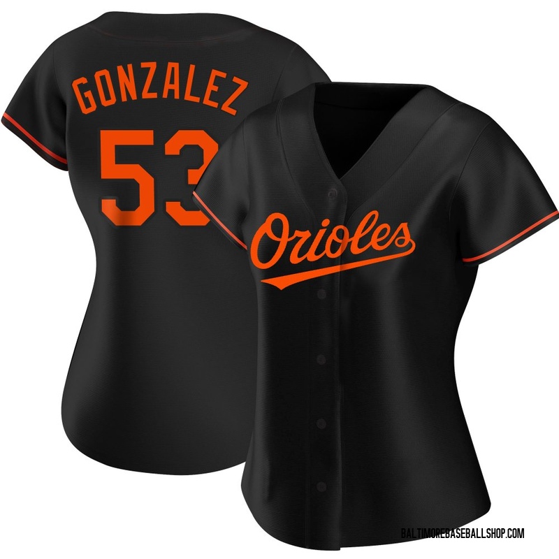 Luis Gonzalez Women's Baltimore Orioles Alternate Jersey - Black Replica