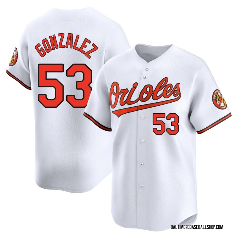 Luis Gonzalez Youth Baltimore Orioles Home Jersey - White Limited
