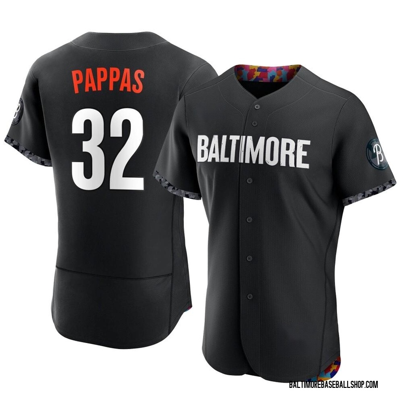 Milt Pappas Men's Baltimore Orioles 2023 City Connect Jersey - Black Authentic