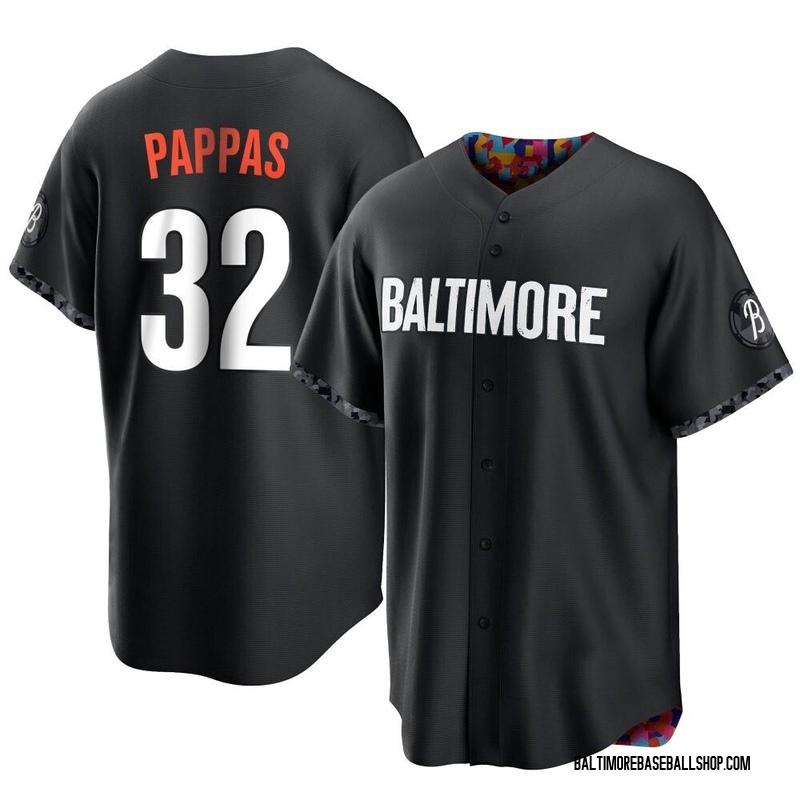 Milt Pappas Youth Baltimore Orioles 2023 City Connect Jersey - Black Replica