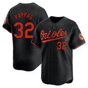 Milt Pappas Youth Baltimore Orioles Alternate Jersey - Black Limited