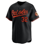 Milt Pappas Youth Baltimore Orioles Alternate Jersey - Black Limited