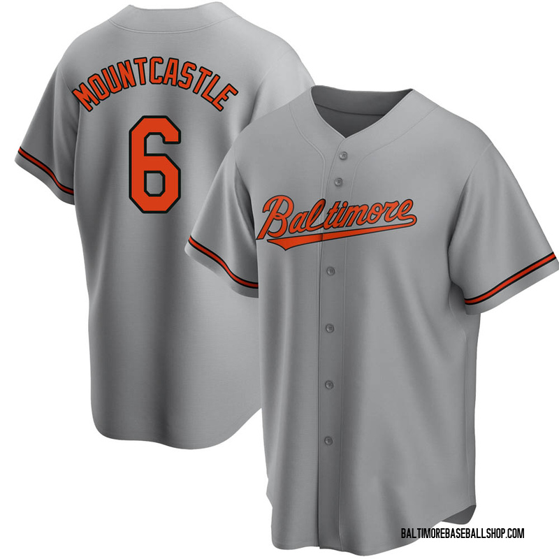 Ryan Mountcastle Men's Baltimore Orioles Road Jersey - Gray Replica