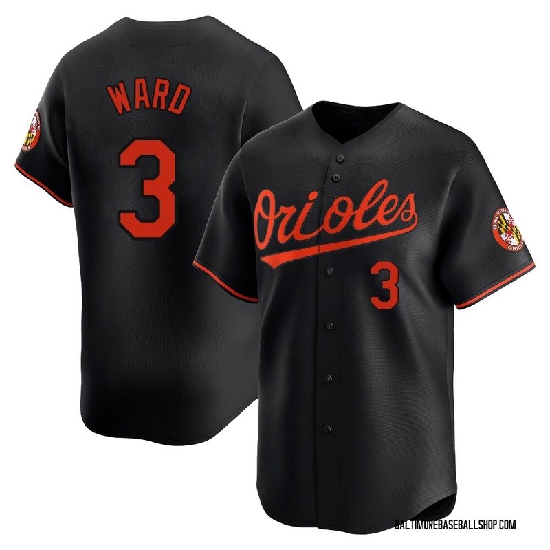 Taylor Ward Men's Baltimore Orioles Alternate Jersey - Black Limited