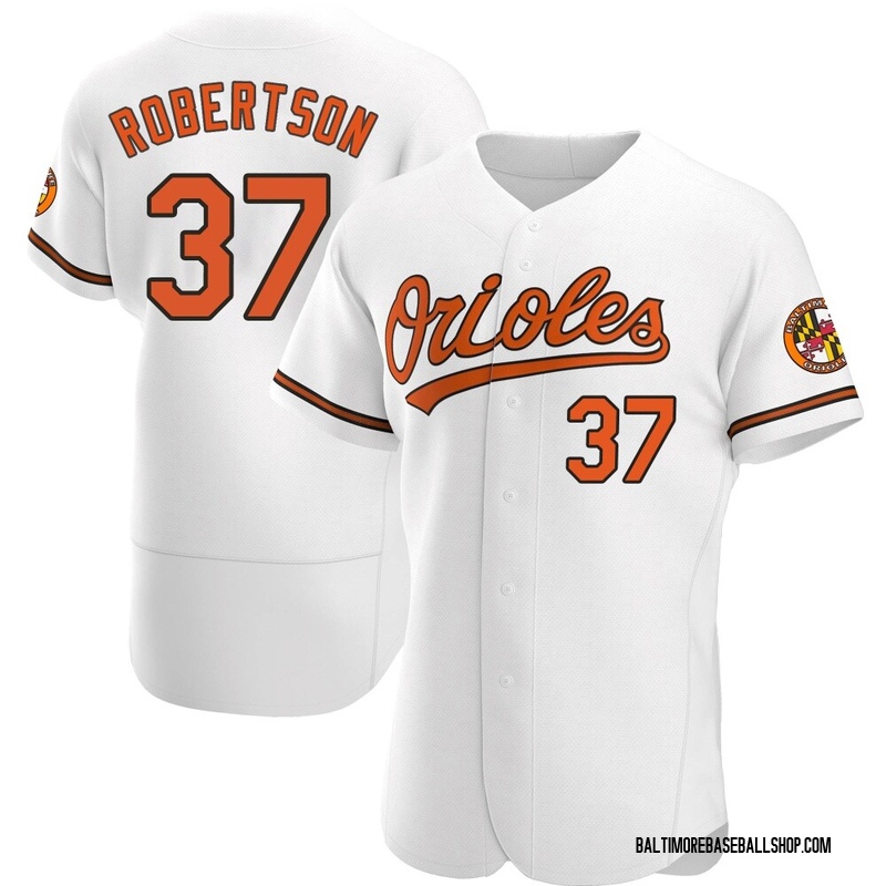 Will Robertson Men's Baltimore Orioles Home Jersey - White Authentic