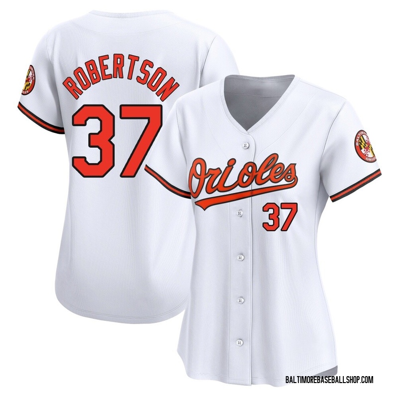Will Robertson Women's Baltimore Orioles Home Jersey - White Limited
