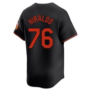 Yaramil Hiraldo Men's Baltimore Orioles Alternate Jersey - Black Limited