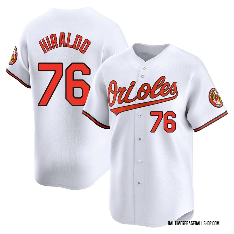 Yaramil Hiraldo Men's Baltimore Orioles Home Jersey - White Limited