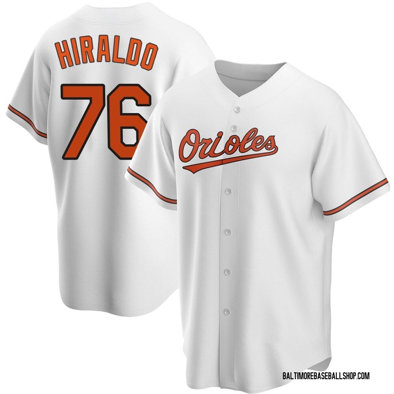 Yaramil Hiraldo Men's Baltimore Orioles Home Jersey - White Replica