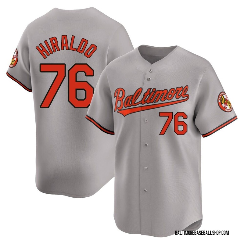 Yaramil Hiraldo Men's Baltimore Orioles Road Jersey - Gray Limited