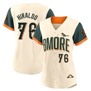 Yaramil Hiraldo Women's Baltimore Orioles 2026 City Connect Stadium Jersey - Cream Limited