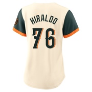 Yaramil Hiraldo Women's Baltimore Orioles 2026 City Connect Stadium Jersey - Cream Limited